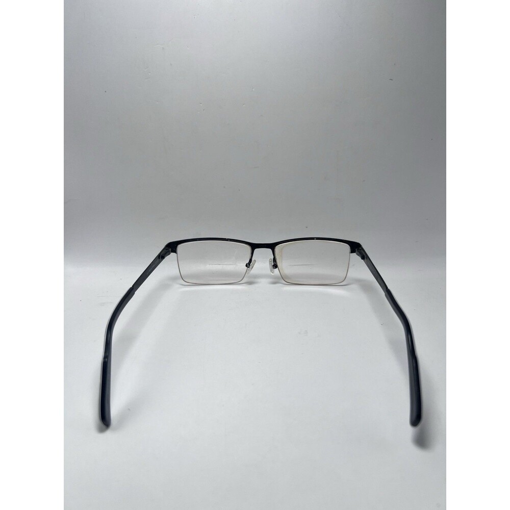 Realtree Eyeglasses Frame Only Edge R719 Black Metal Rectangular Half Rim 57-17 - Picture 5 of 5